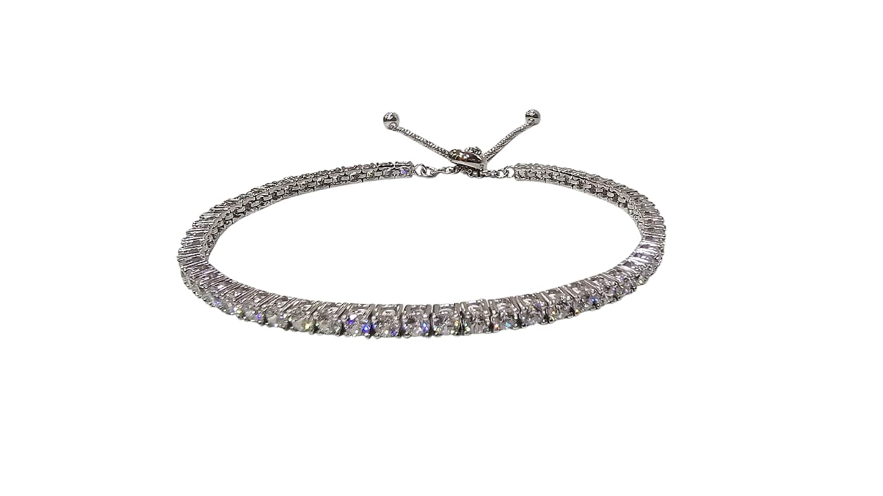 BRACELET SILVER/ CUBIC ZIRCONIA