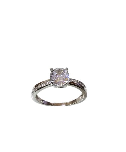 RING SILVER/ CUBIC ZIRCONIA