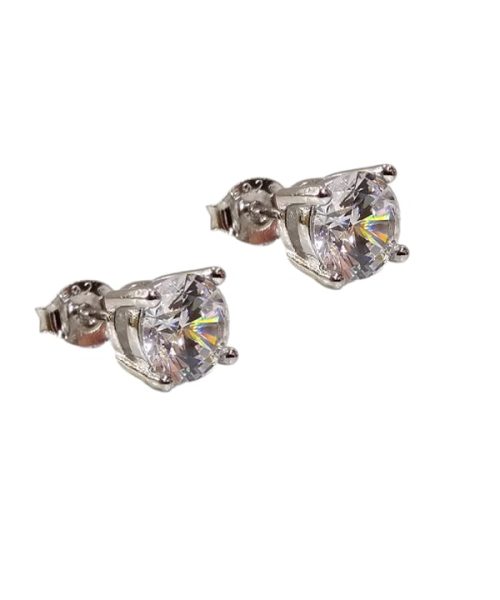 EARRINGS SILVER/ CUBIC ZIRCONIA