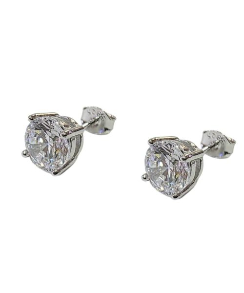 EARRINGS SILVER/ CUBIC ZIRCONIA