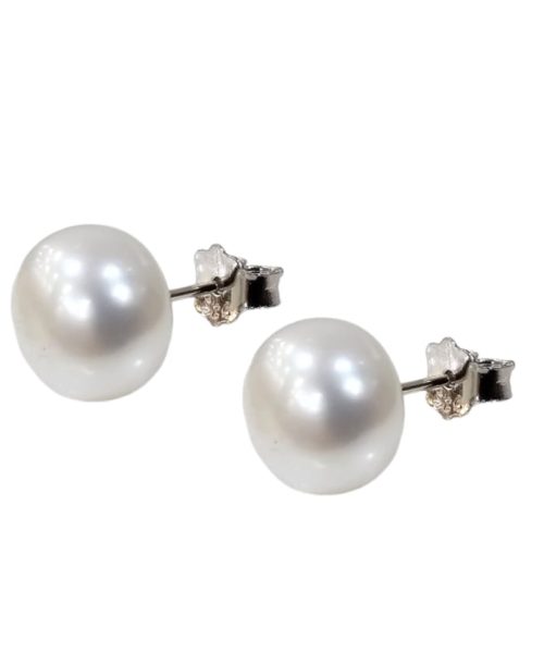 EARRINGS SILVER/ CULTURED PEARL