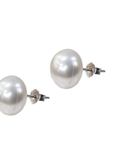 EARRINGS SILVER/ CULTURED PEARL