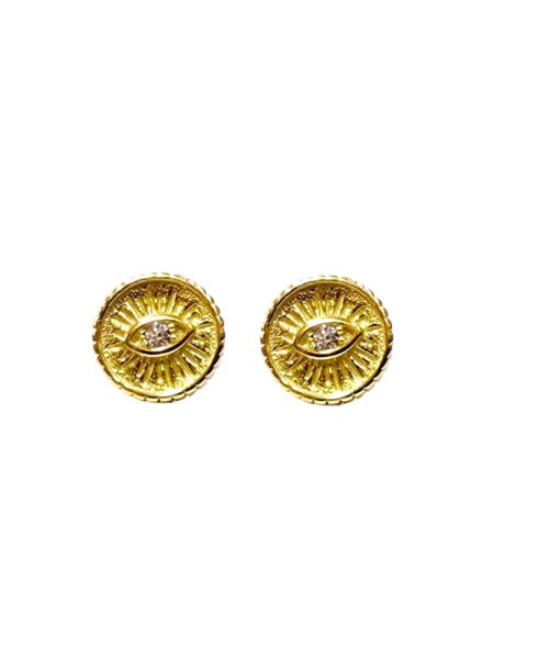 EARRINGS SILVER/ EYE