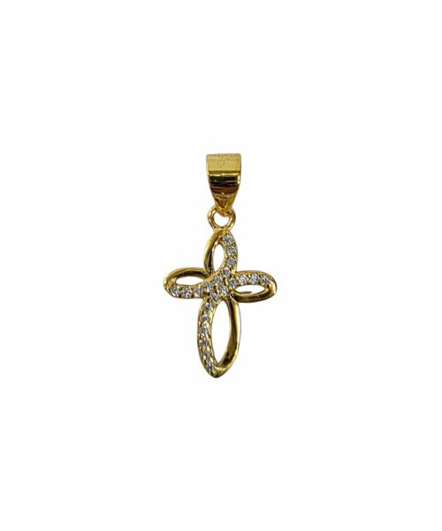 CROSS SILVER/ CUBIC ZIRCONIA