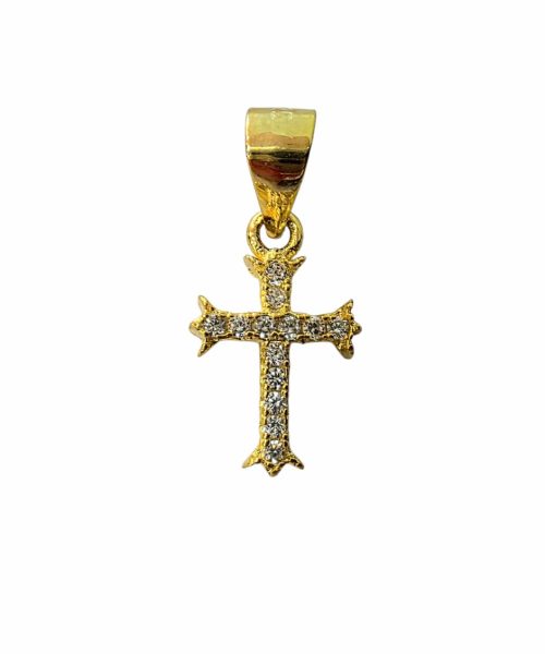 CROSS SILVER/ CUBIC ZIRCONIA
