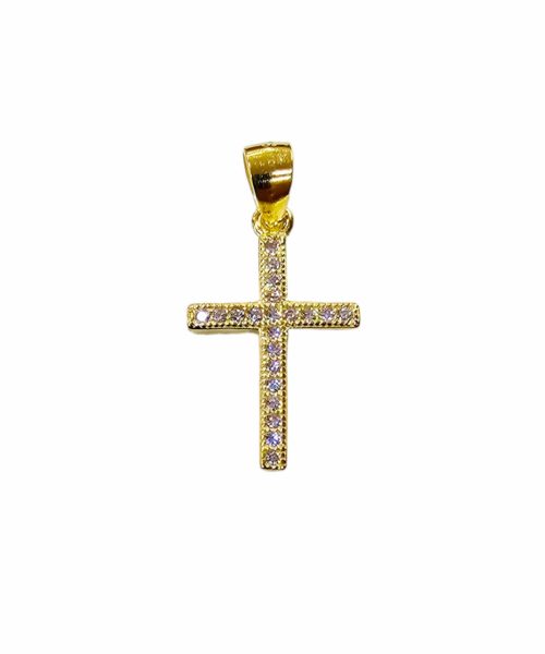 CROSS SILVER/ CUBIC ZIRCONIA