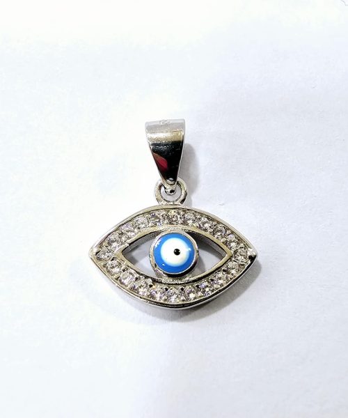 PENDANT SILVER/ EYE/ CUBIC ZIRCONIA