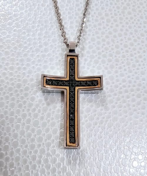 ZANCAN NECKLACE 18KT/CROSS