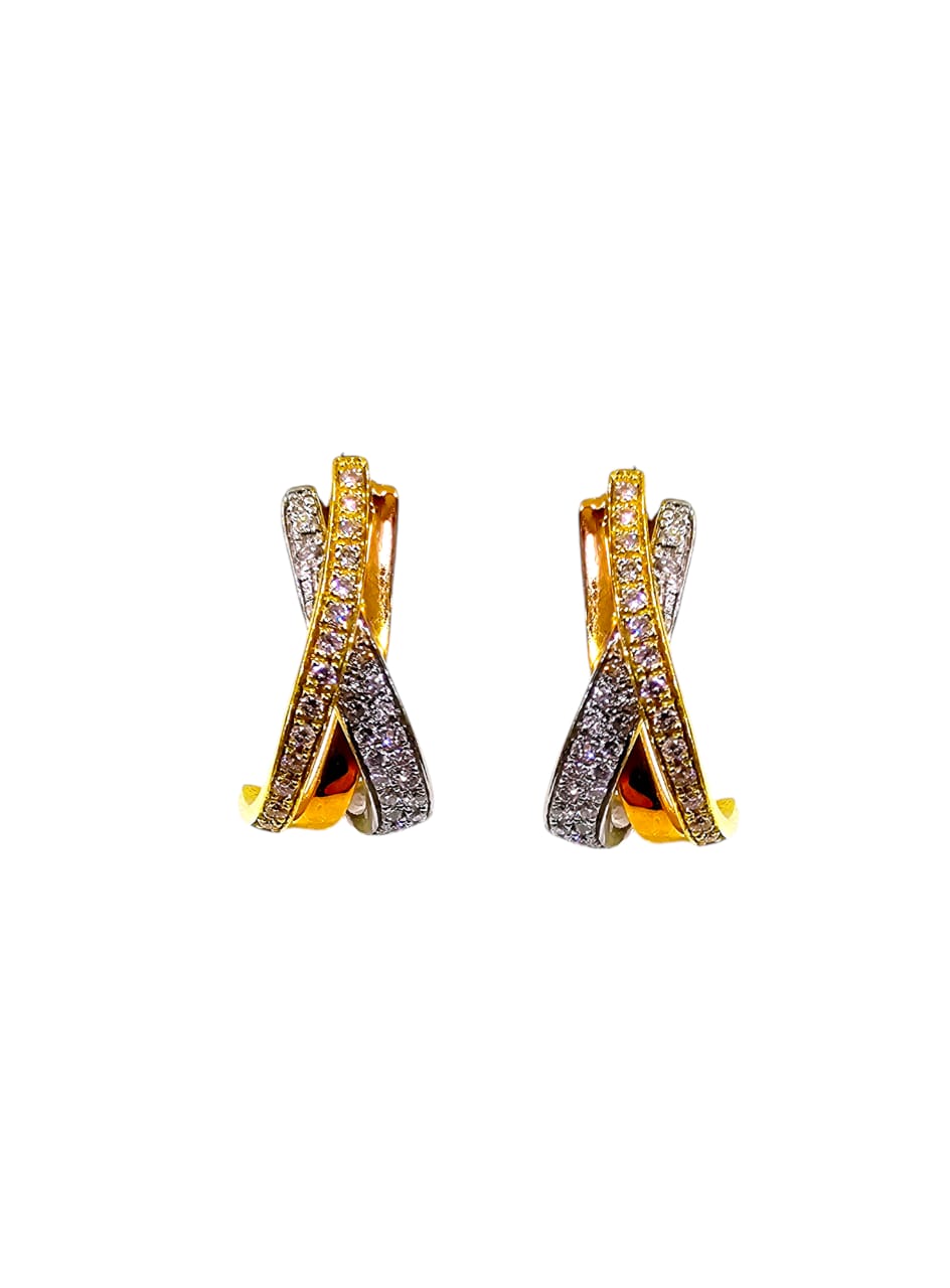 EARRINGS 18KT/ 0.26CT DIAM/VSG