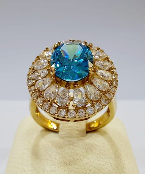 RING 9KT TOPAZ