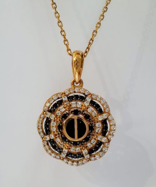 NECKLACE 9KT/ CUBIC ZIRCONIA