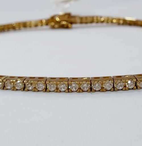 BRACELET TENNIS 9KT ZIRCONIA