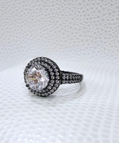 RING SILVER/ CUBIC ZIRCONIA