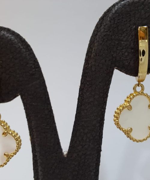 EARRINGS 9KT CLOVER