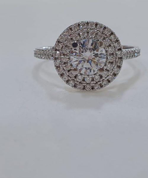 RING 9KT/ CUBIC ZIRCONIA