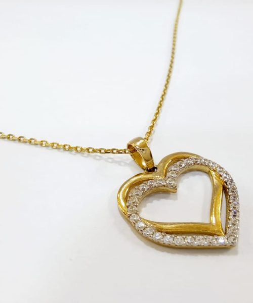 NECKLACE 9KT HEART