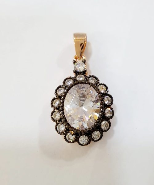 PENDANT SILVER CZ