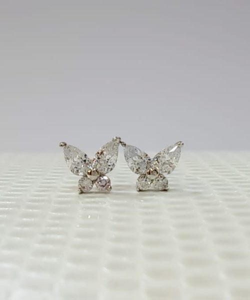 EARRINGS 9KT/ CUBIC ZIRCONIA
