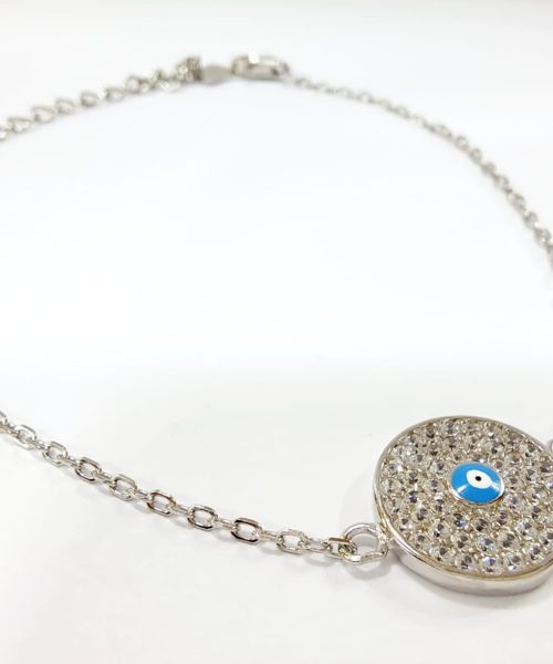 BRACELET SILVER EYE/ CUBIC ZIRCONIA