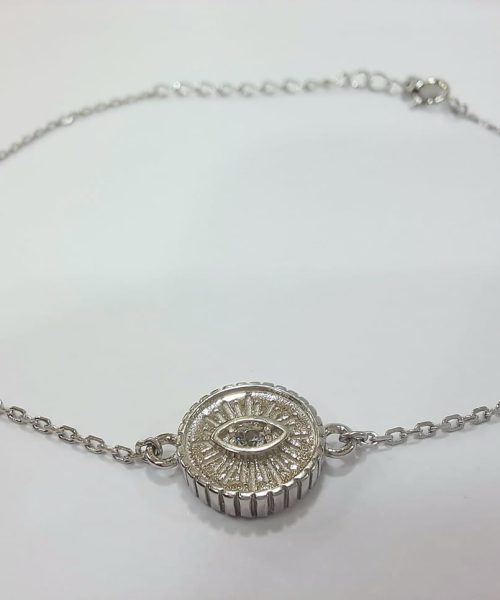 BRACELET SILVER EYE/ CUBIC ZIRCONIA