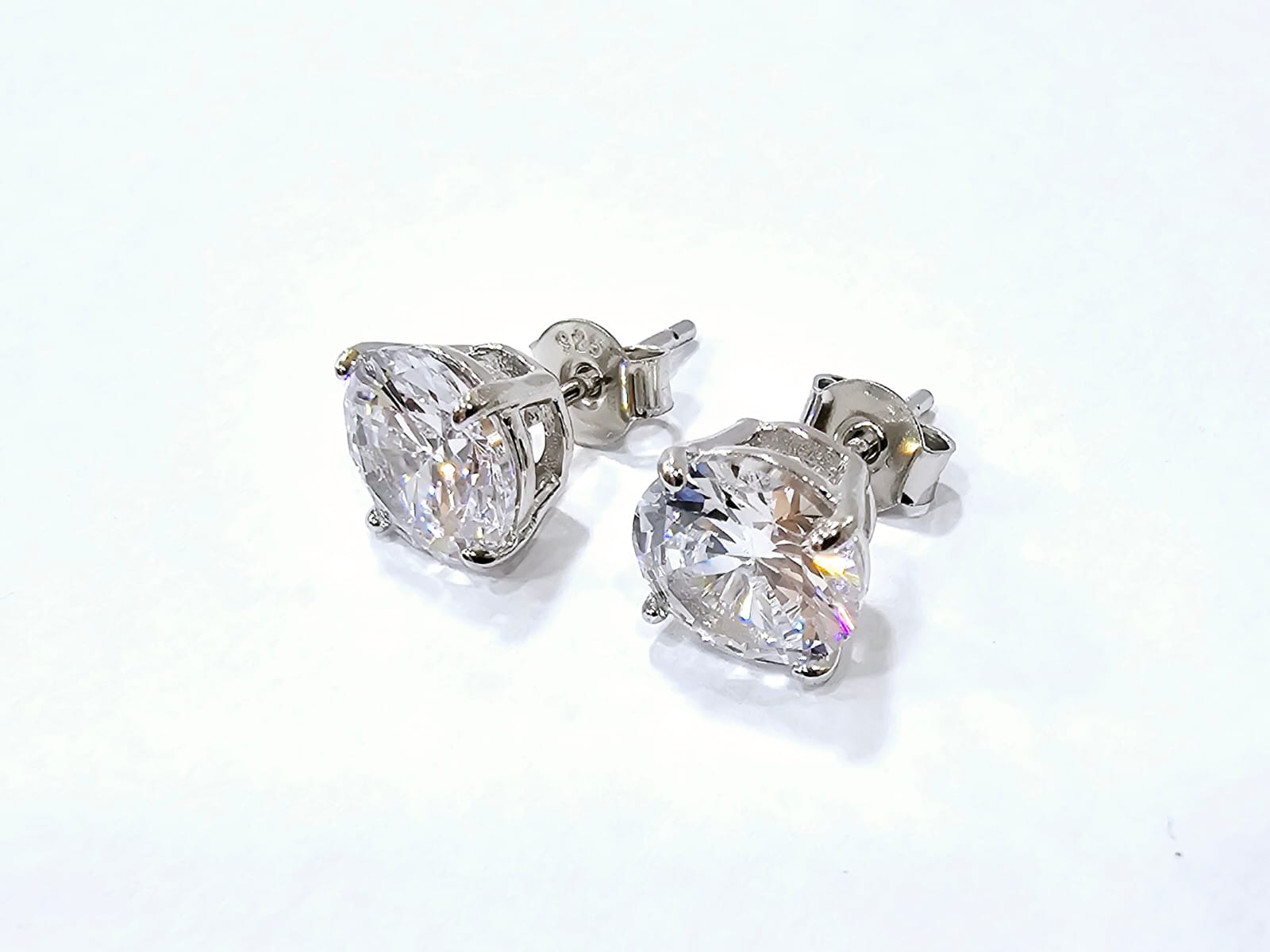 EARRINGS SILVER/ CUBIC ZIRCONIA