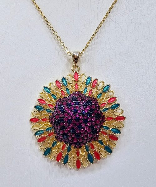NECKLACE SILVER/ CUBIC ZIRCONIA