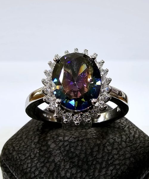 RING SILVER DIANA/ CUBIC ZIRCONIA
