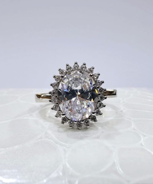 RING SILVER DIANA/ CUBIC ZIRCONIA