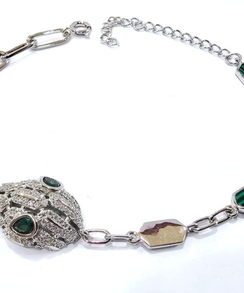 BRACELET SILVER/ CUBIC ZIRCONIA