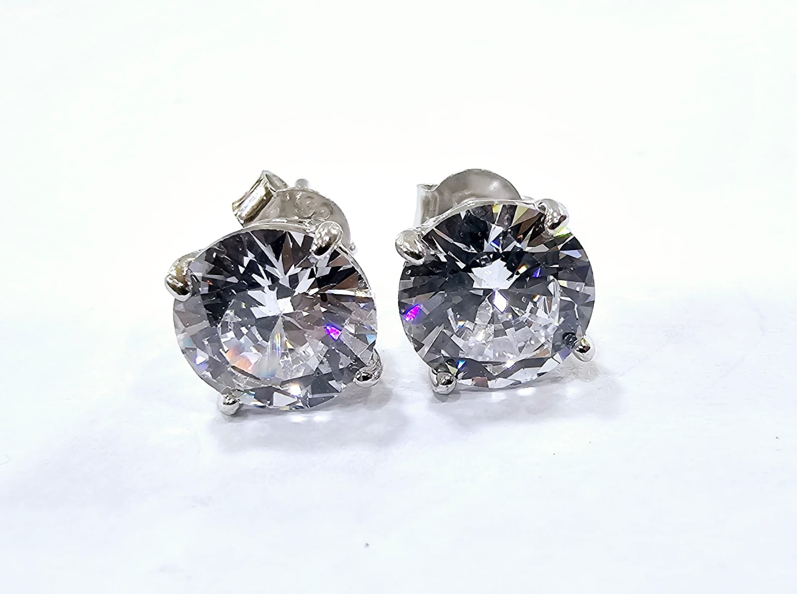 EARRINGS SILVER/ CUBIC ZIRCONIA - Image 2
