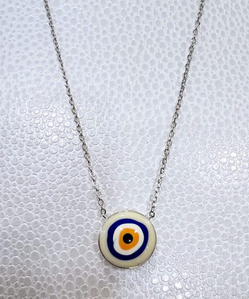 NECKLACE SILVER/ ENAMEL
