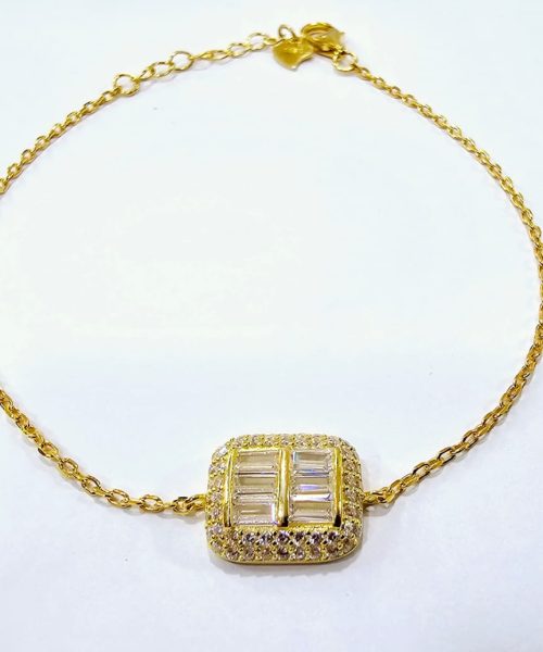 BRACELET SILVER/ CUBIC ZIRCONIA