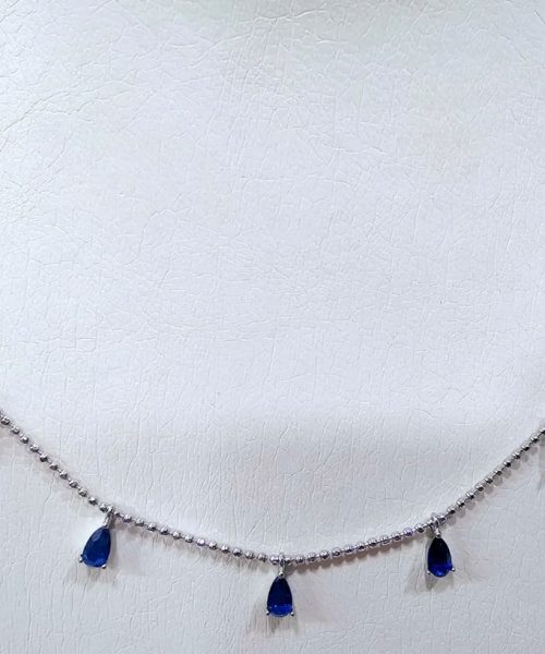 NECKLACE SILVER/ CUBIC ZIRCONIA