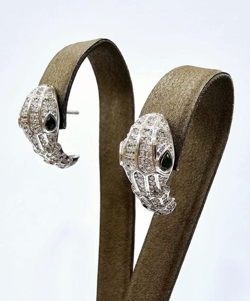 EARRINGS SILVER/ CUBIC ZIRCONIA