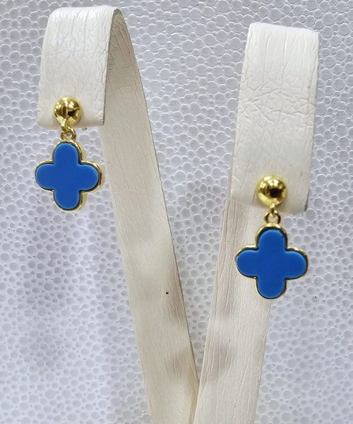 EARRINGS SILVER/CLOVER