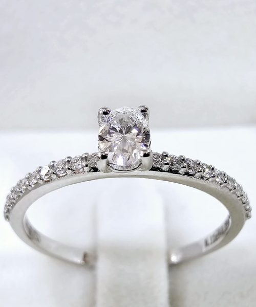 RING 18KT/0.18CT/0.12CT/VS1F