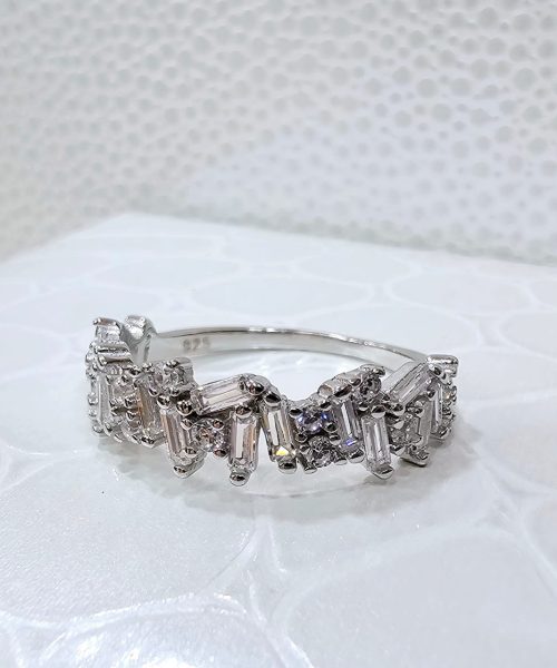 RING SILVER/ CUBIC ZIRCONIA