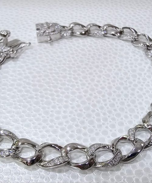 BRACELET SILVER/ CUBIC ZIRCONIA