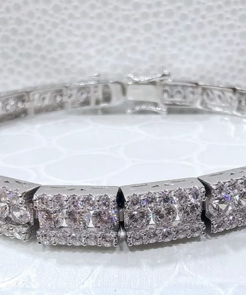 BRACELET SILVER/ CUBIC ZIRCONIA