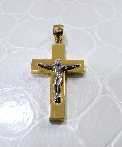 CROSS 18KT/ JESUS CHRIST