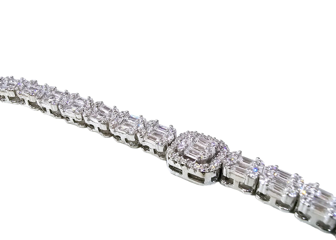 BRACELET SILVER/ CUBIC ZIRCONIA - Image 2