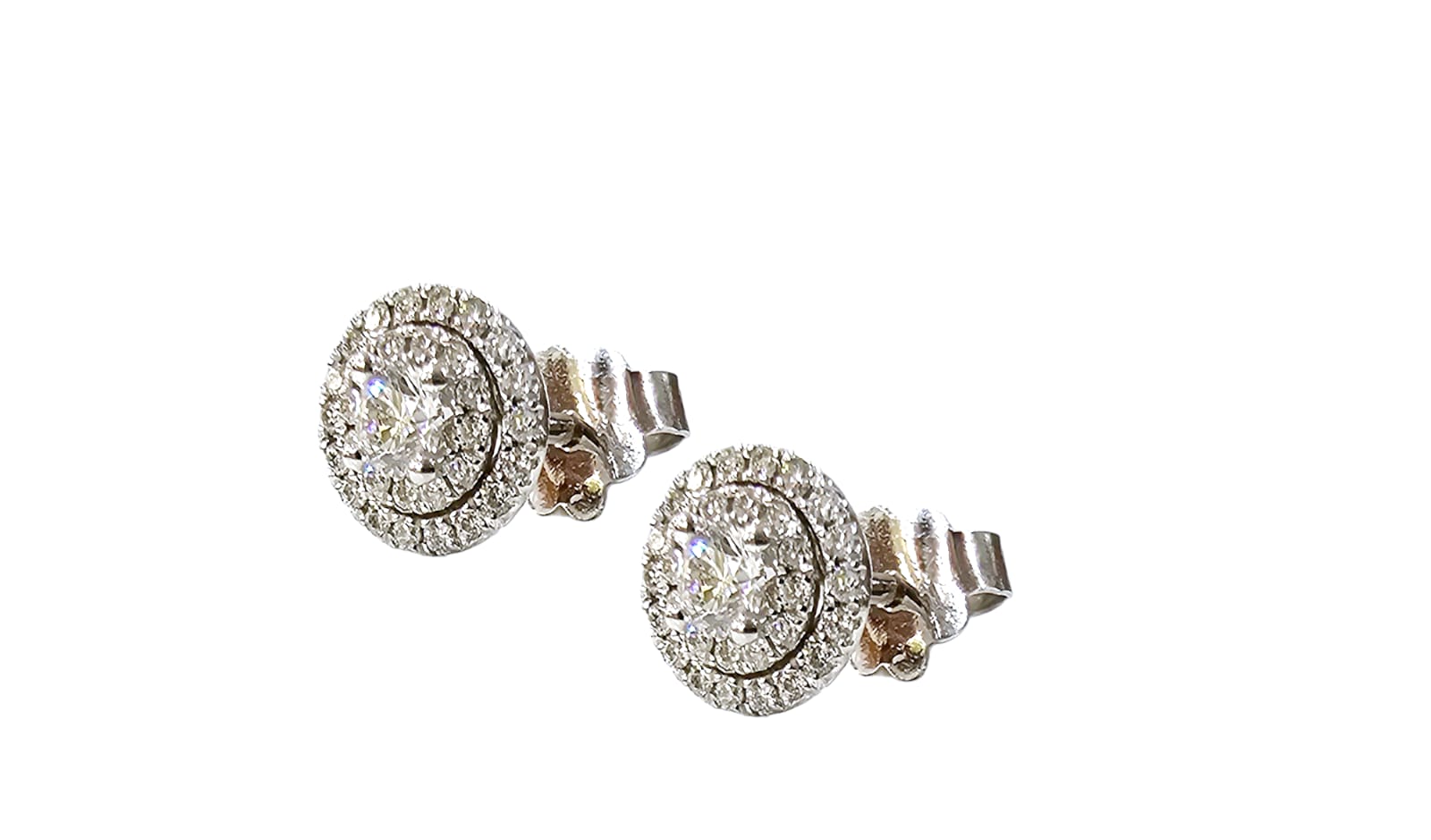 EARRINGS 18KT/ 0.22CT SIDE DIAM/ 0.22CT CENTER DIAM. - Image 2