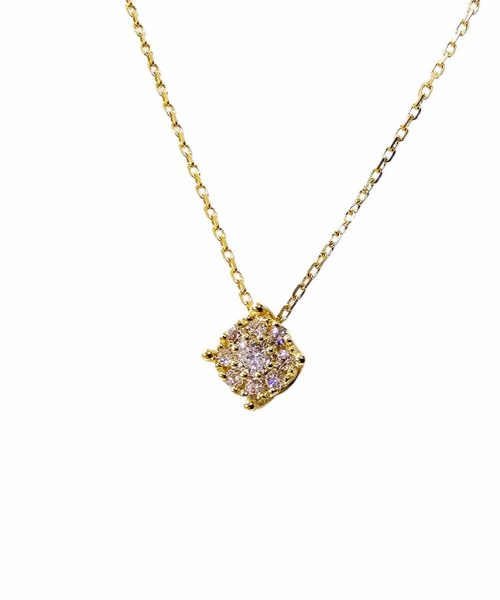 NECKLACE 18KT/ 0.12CT DIAMOND