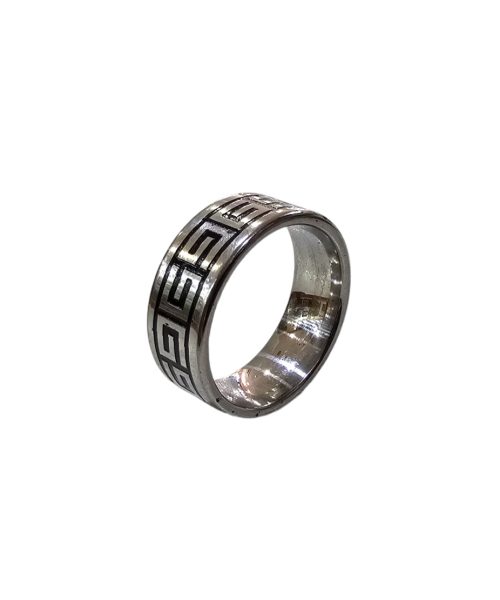 RING STAINLESS STEEL/ MEANDROS