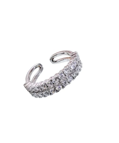 RING SILVER/ CUBIC ZIRCONIA