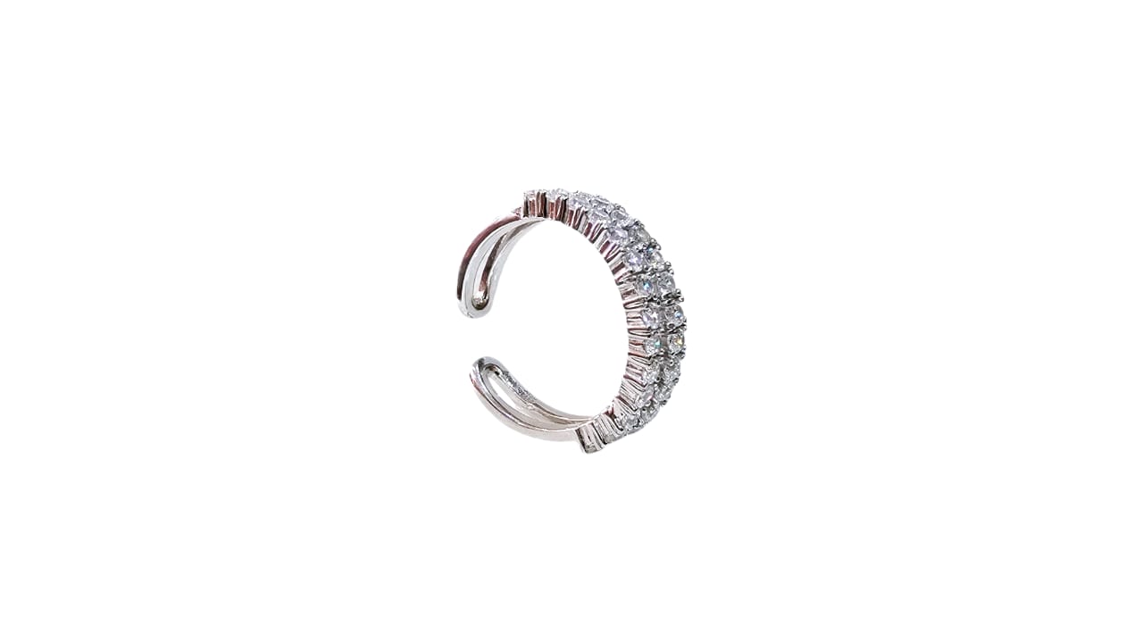 RING SILVER/ CUBIC ZIRCONIA - Image 2