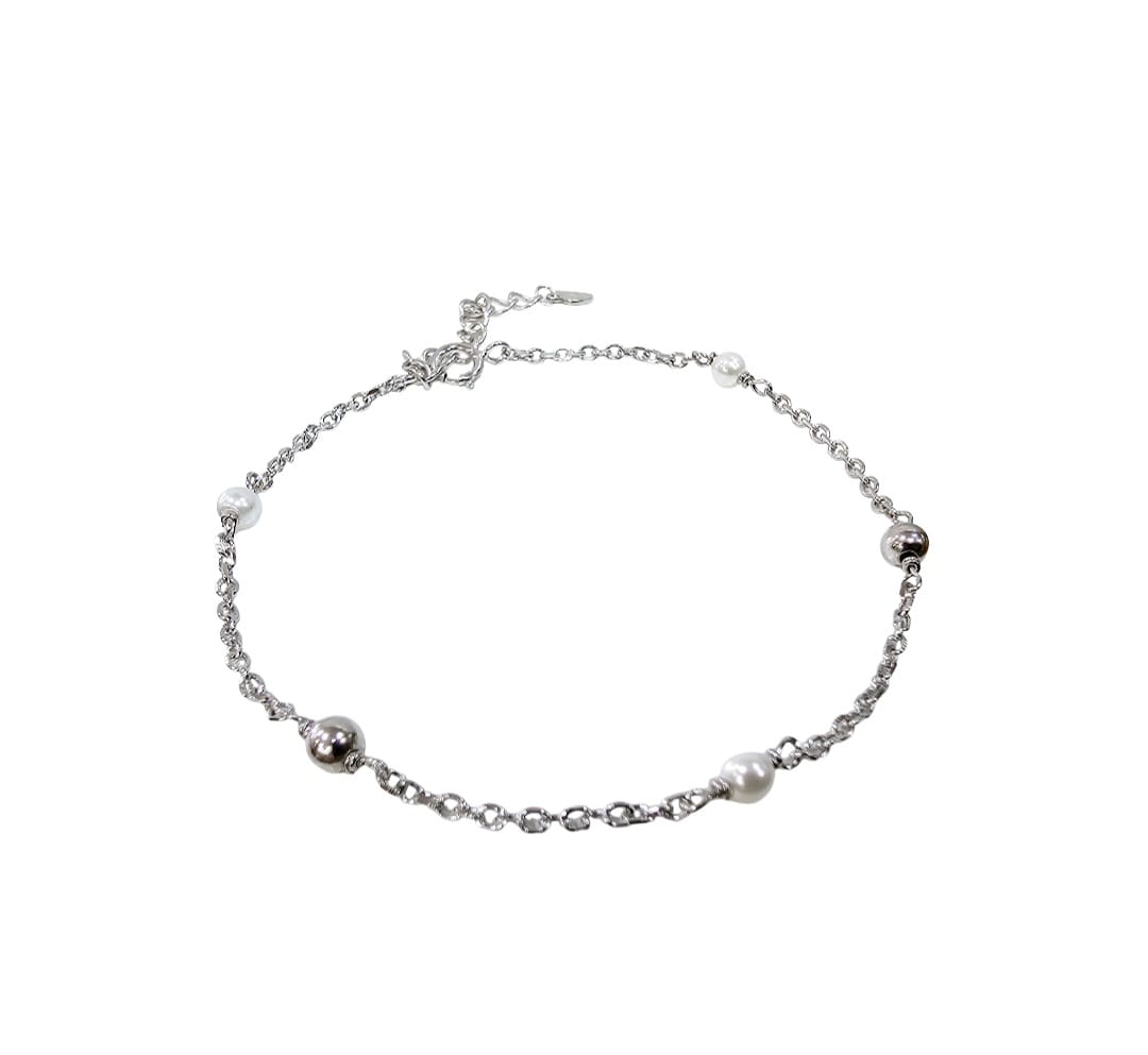 BRACELET SILVER/ CULTURED PEARL - Image 2