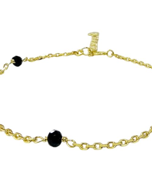BRACELET SILVER/ BLACK ONYX