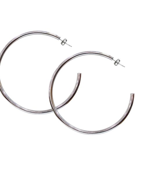 EARRINGS SILVER/ HOOPS