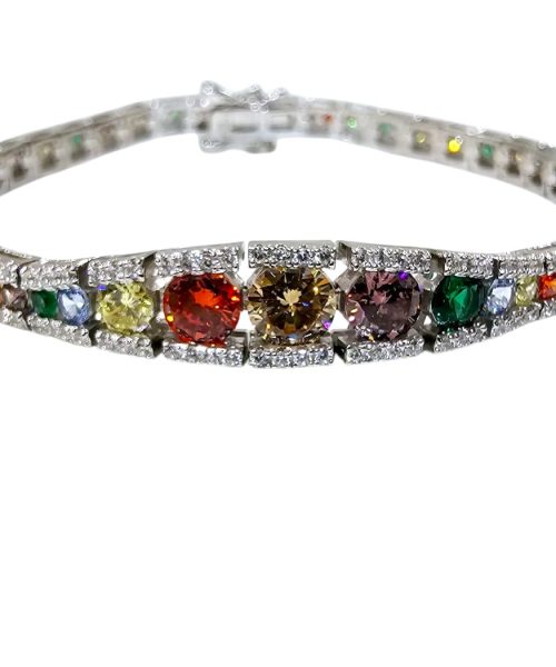BRACELET SILVER/ CUBIC ZIRCONIA